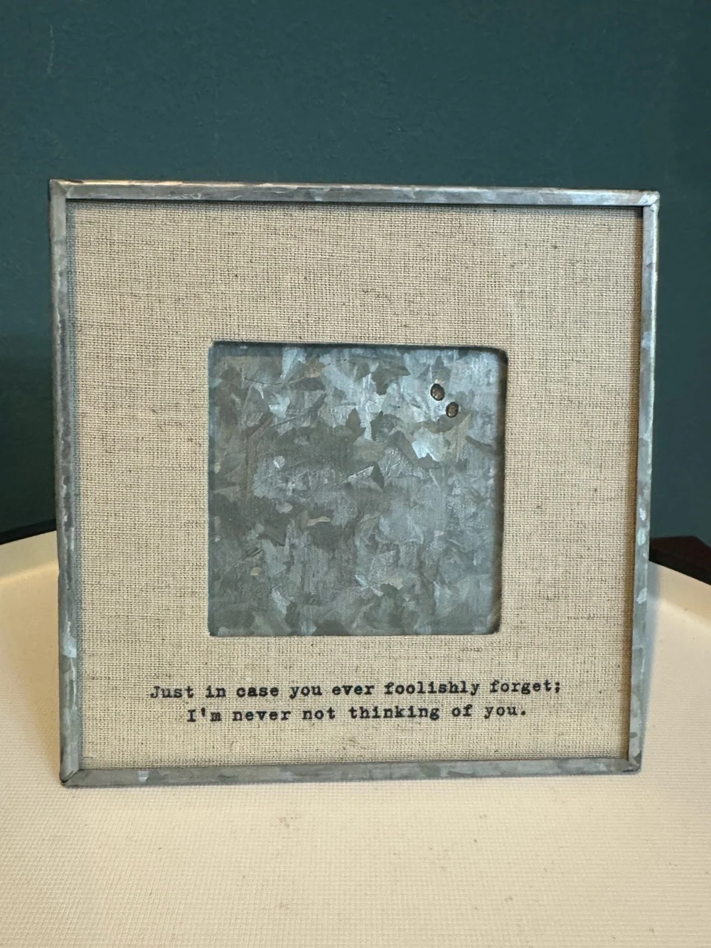 Sugarboo & Co Virginia Woolf quote “I’m never not thinking of you” photo frame